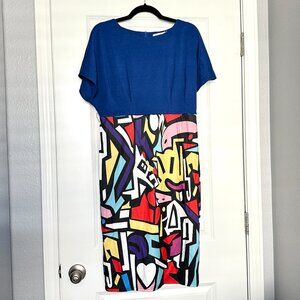 JASAMBAC | Women's Bodycon Pencil Dress Office Wear to Work Dress w/ Pockets | L